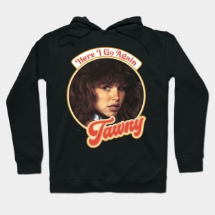 Retro Tawny Kitaen Here I Go Again Tribute Hoodie